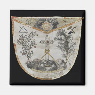 Imán Apron de un Maestro de la Orden del Rosa-Cruz