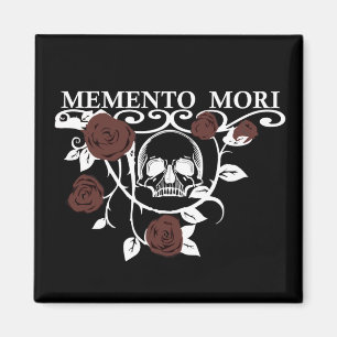 Imán Aprovecha el Día - Rosas Rojas - Cráneo Memento Mo