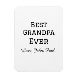 Imán Apuesto que el abuelo siempre da nombre simple