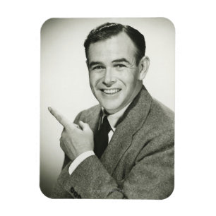 Imán Apuntar a un empresario