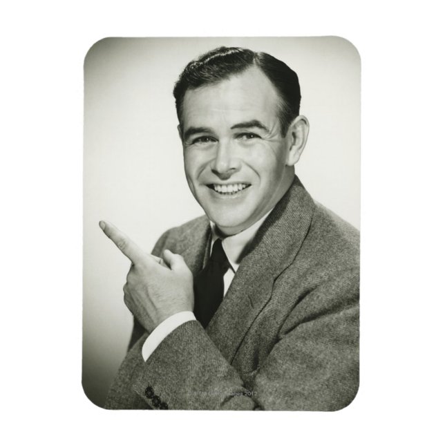 Imán Apuntar a un empresario (Vertical)