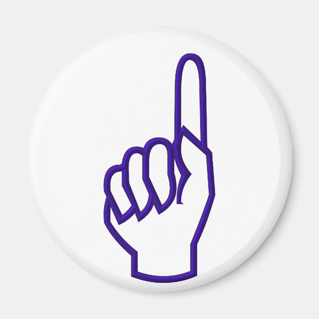 Imán Apuntar con el dedo/la mano (Frente)