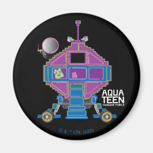 Imán Aqua Adolescente fuerza de hambre auto Mooninites