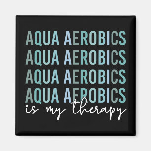 Imán Aqua Aerobics es mi regalo Terapia de Aerobic Agua