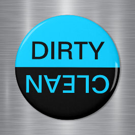 Imán Aqua Black Dirty Clean Magnet