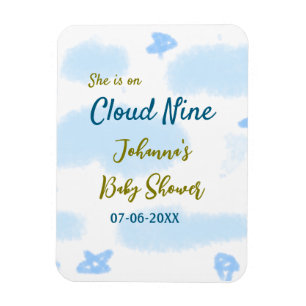 Imán Aqua dorado ella está en la nube nueve shower de n
