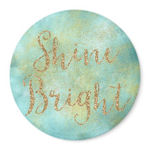 Aqua Gold Sparkle Purpurina Shine Bright
