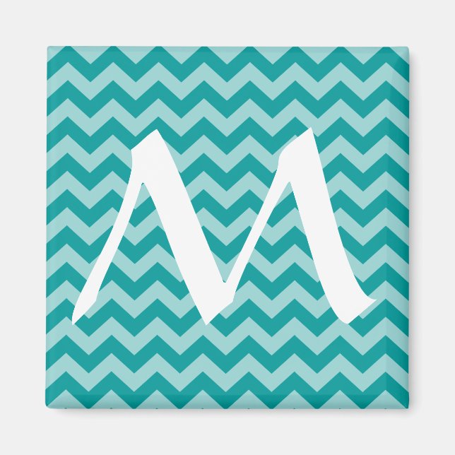 Imán Aqua Moroccan Moods Chevrons (Frente)