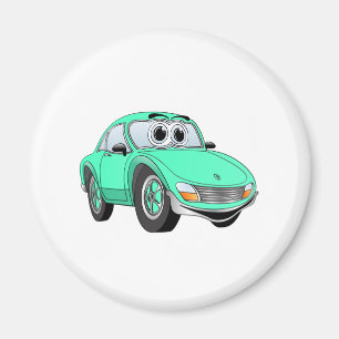 Imán Aqua Sports Car Personalizado