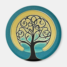 Imán Aqua Tree of Life Magnet