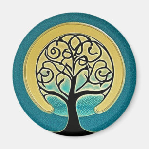 Imán Aqua Tree of Life Magnet