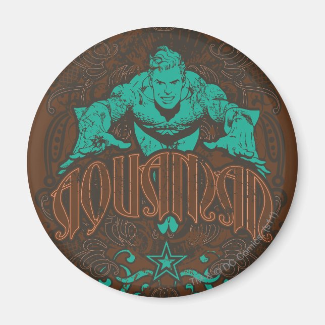 Imán Aquaman - ¡Es la hora de la presentación! Poster (Frente)