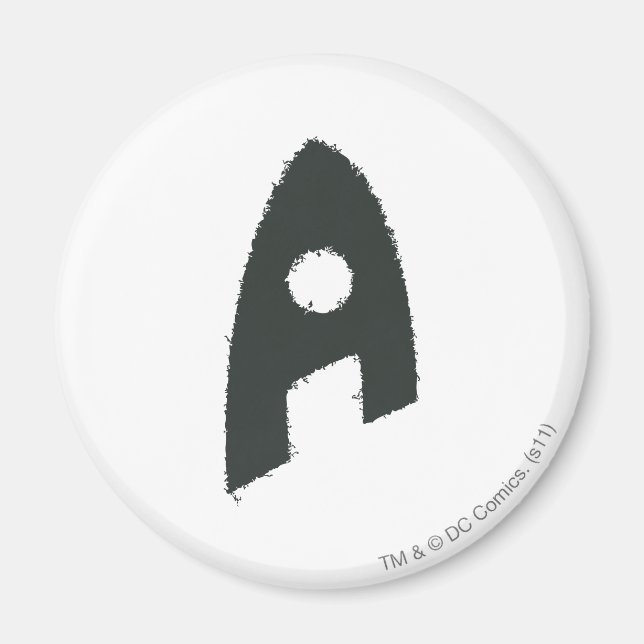 Imán Aquaman Grunge 'A' (Frente)