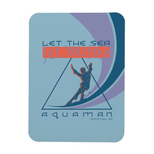 Imán Aquaman | Que el mar te libere (Vertical)