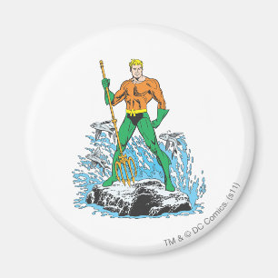 Imán Aquaman se pone de pie con horquilla