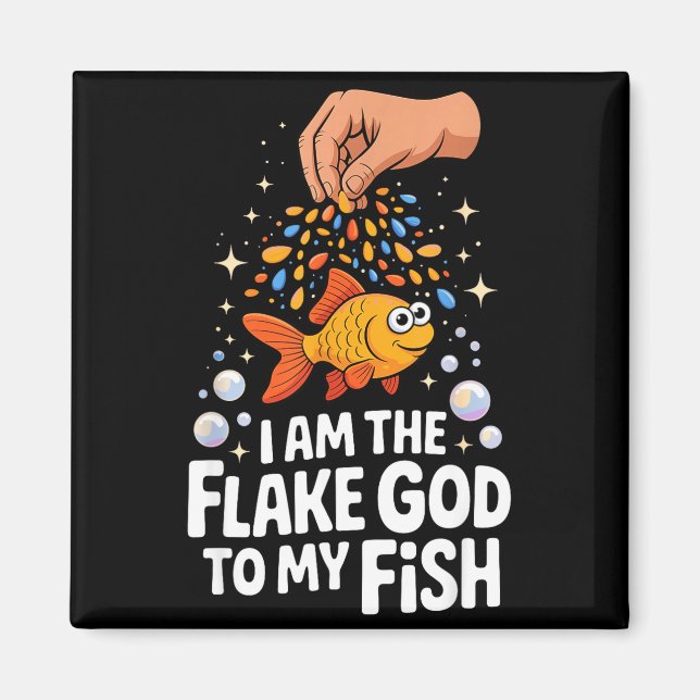 Imán Aquarium Art For Men Women Fish Lover Fiank Enthus (Frente)