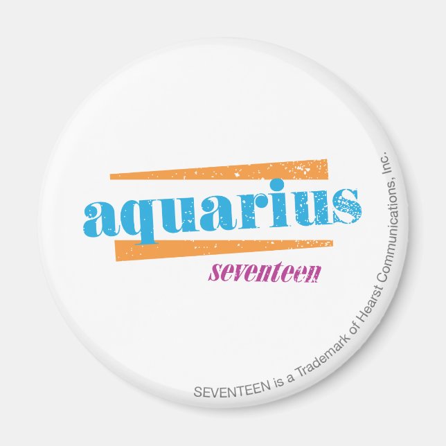 Imán Aquarius Aqua (Frente)