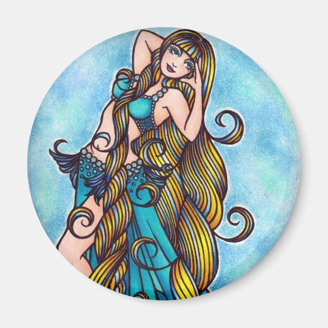 Imán Aquarius Belly Dancer Magnet (Frente)