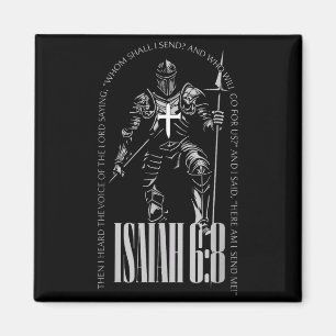 Imán Aquí estoy envía isaías 6 8 caballeros cruzados te