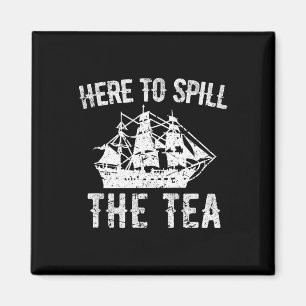 Imán Aquí Para Derramar El Tea 4 De Julio El Patriótico