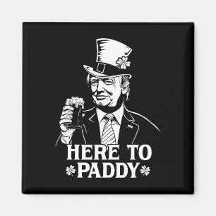 Imán Aquí para Paddy Trump Día de San Patricio Suerte S