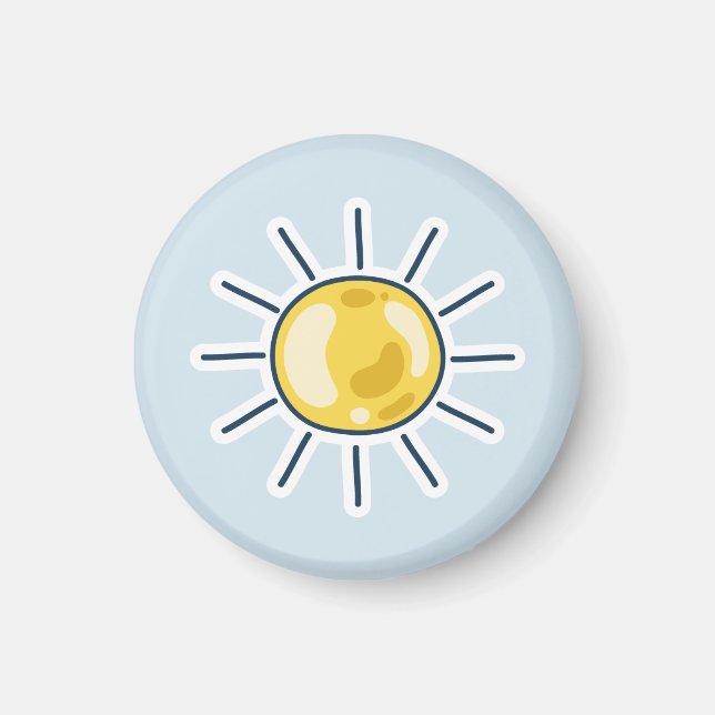 Imán Aquí Viene El Sol (Frente)