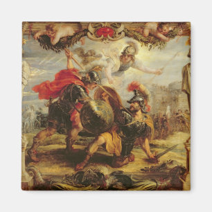 Imán Aquiles que derrota a Hector, 1630-32