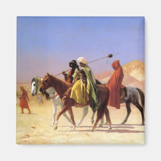 Imán "Árabes cruzando el desierto", por Jean Leon Gerom