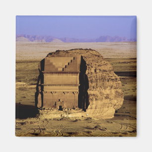 Imán Arabia Saudita, lugar de Madain Saleh, antiguo