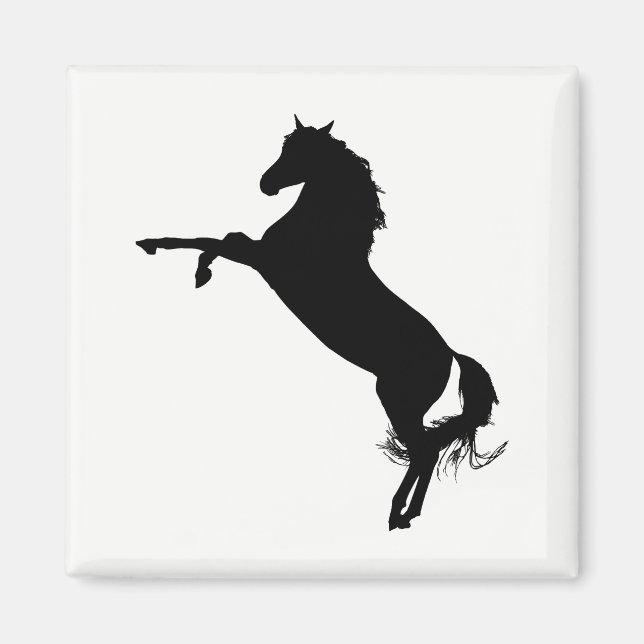Imán Arabian Horse Silhouette (Frente)