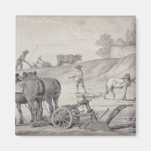 Imán Arado de los campos