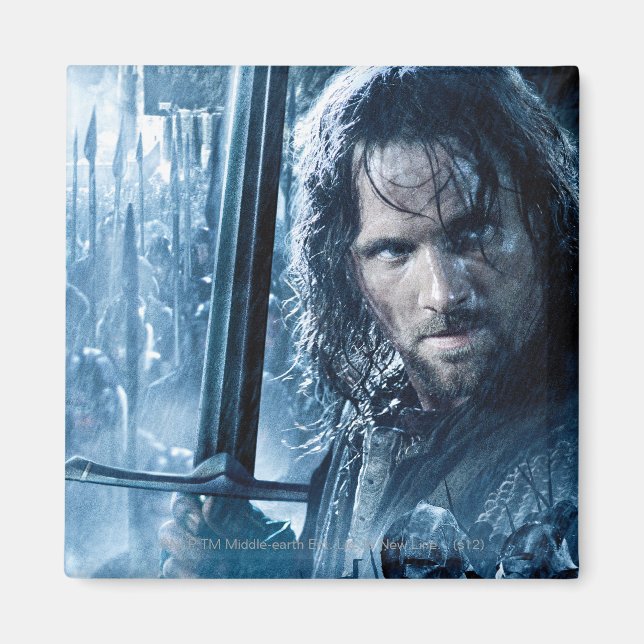 Imán Aragorn Versus Orcs (Frente)