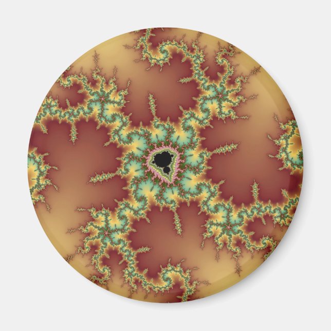 Imán Araña asiática - Fractal (Frente)