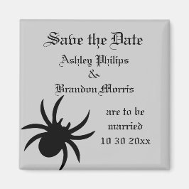 Imán Araña Damask Save the Date Magnet