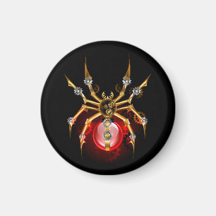Imán Araña de vapor sobre negro