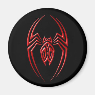 Imán Araña del hierro - rojo y negro