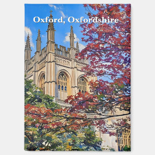 Imán Arañas de otoño - Catedral de Oxford en otoño