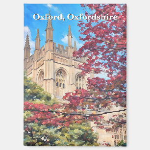 Imán Arañas de otoño - Catedral de Oxford en otoño