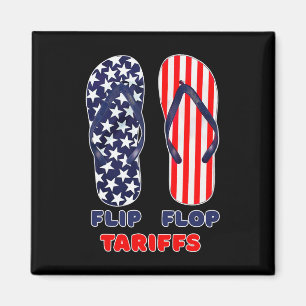 Imán Aranceles de chanclas divertido anti-trump Merch P