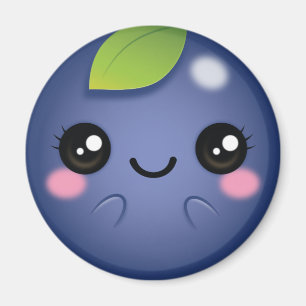 Imán Arándano de Kawaii