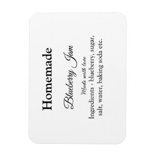 Imán Arándanos y mermelada caseros hechos con amor añad