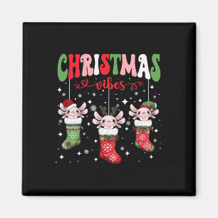 Imán Araquitismo lindo en Socks Navidad enciende Cristo