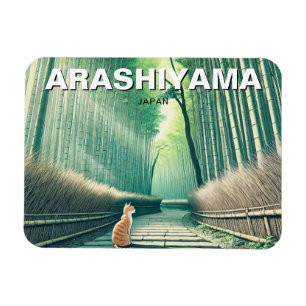 Imán Arashiyama Japón Bosque de bambú de Kyoto