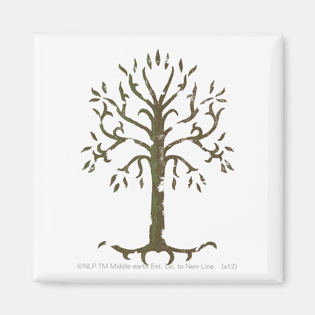 Imán Árbol blanco de Gondor (Frente)