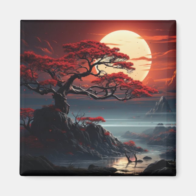 Imán Árbol Bonsai (Frente)