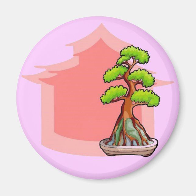 Imán Árbol Bonsai (Frente)