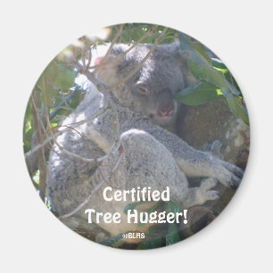 Imán ¡Árbol certificado Hugger! , ©BLHS