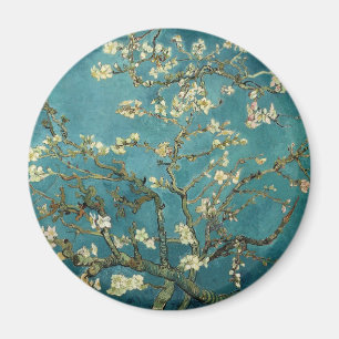 Imán Arbol de almendras floreciente, Vincent van Gogh.