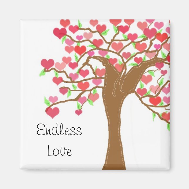 Imán Árbol de amor infinito (Frente)