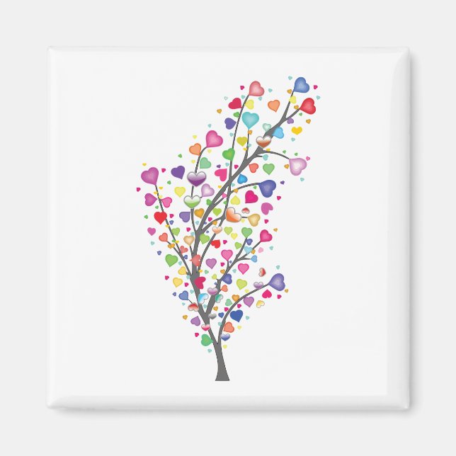 Imán Árbol de amor y armonía (Frente)